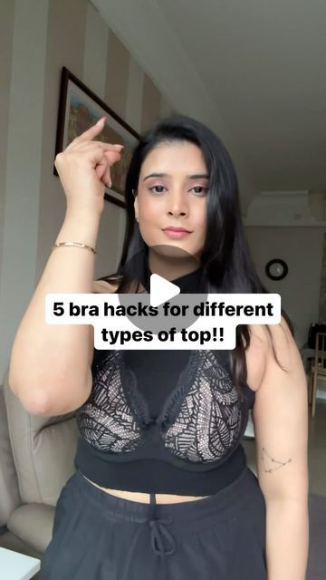 Tanisha Haldia on Instagram: "If you don’t like strapless bra then try these 5 viral hacks for different top style ❤️ save and try them later 😍😍  #bra #bratop #straplessbra #strapless #styleinspiration #styleideas #howtostyle #diyideas #fashiongram #girls #womenstyle" Make Bra Strapless Hack, Make A Regular Bra Strapless, Turn Regular Bra Into Strapless, Halter Dress Bra Hacks, Turn Bra Into Strapless, Strapless Bra Hacks Diy Ideas Plus Size, How To Turn A Bra Into Strapless, How To Make A Strapless Bra With Straps, Regular Bra Into Strapless