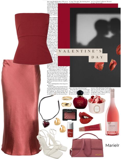 Valentine’s Day outfit Outfit | ShopLook Valentine Party Outfit Ideas, Valentine’s Date Outfit, Valentine’s Outfit Women, Galentines Fit, Galentine's Outfits, Valentine’s Day Outfit Ideas, Valentines Fits, Valentines Dinner Outfit, Valentines Outfits For Women