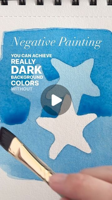 Jackie Hernandez on Instagram: "Learn negative painting 👉Tap link in bio to watch the full tutorial on YouTube. 

This easy watercolor technique is great for all levels, even watercolor beginners. I’ll guide you step-by-step.

Discover how to:
✶ Create EASY layered watercolor art
✶ Use negative painting technique to create depth
✶ Make a watercolor vignette background
✶ Add fun details with watercolor mark making

#negativepainting #watercolortechnique #watercolorforbeginners #watercolortutorial #watercolorvideo" Negative Space Painting Watercolors, Negative Painting Watercolor Tutorials, Negative Painting Watercolor, Layered Watercolor, Watercolor Negative Painting, Negative Painting, Space Watercolor, Learn Watercolor Painting, Watercolor Beginner