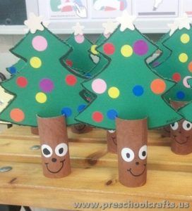 christmas-crafts Daycare Crafts, Christmas School, Christmas Tree Crafts, Paper Roll Crafts, Preschool Christmas, Easy Christmas Crafts, Childrens Crafts, Tree Crafts, Christmas Crafts For Kids