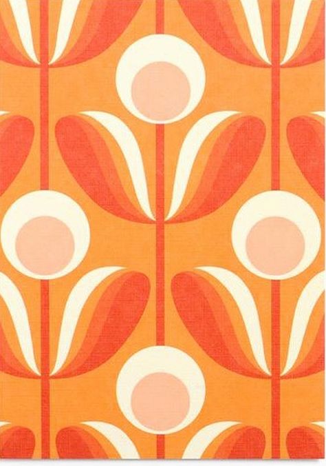 Garland Illustration, Logo Online Shop, Vintage Stationery, Print Design Art, Motif Vintage, Design Textile, Retro Fabric, Orla Kiely, Retro Designs