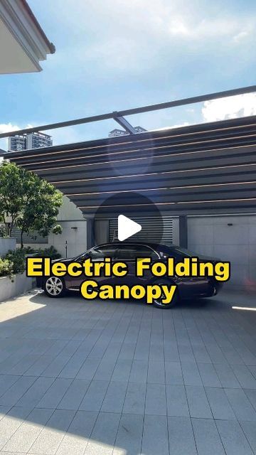 chinawindowdoors on Instagram: "The intelligent folding canopy can be remotely controlled, using waterproof materials, high-strength skeleton, and LED lights
#pergola #Outdoors #garden #backyard #newtrend #design #electric #outdoor #fypシ #fyp #gardendesign
 #gardenfurniture #chinawindowdoors #outdoorfurniture #backyarddecor #backyarddesign #patiocover #pergoladesign 
#patiodecor #patiodesign #backyardideas #outdoorlivingspace #viral #love" Folding Canopy, Garden Backyard, Pergola Designs, Backyard Decor, Backyard Design, Covered Patio, Patio Design, Patio Decor, Outdoor Living Space