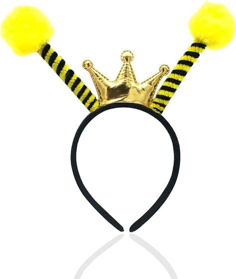 Amazon.com: Oarkive Bee Headband Bumblebee Crown Bumble Bee Ears Antenna Headband Gold Ant Ladybug Bumblebee Antennas Bee Costume Accessories for Kids Adult Women's Bee Costume Halloween Cosplay Bee Party Favors : Clothing, Shoes & Jewelry Bee Headband, Antenna Headband, Bee Party Favors, Headband Gold, Bee Costume, Antenna Accessories, Bee Party, Gold Headband, Antennas