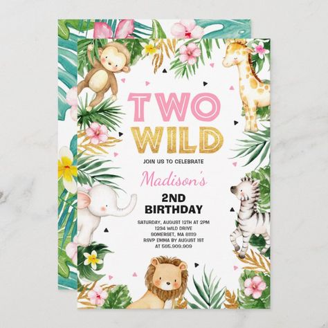 #birthday 70th ideas for dad #birthday 70s theme #birthday 70th ideas for mom #birthday 7 year old girl cake #7 birthday party ideas girl #7 birthday cake #7 birthday party ideas boy #7 birthday cake boy #7 birthday cake girl #7 birthday invitation card Birthday Party Safari, Animal Party Invitations, Two Wild Birthday, Third Birthday Invitations, Jungle Animals Party, Young Wild And Three, Animal Theme Birthday, Girls 3rd Birthday, Wild Birthday Party