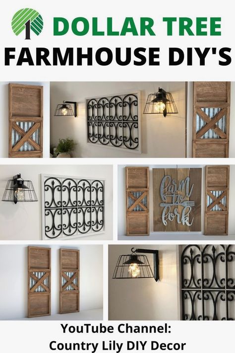 #modernfarmhouse #rustichomedecor #farmhousehomedecor #farmhouseideas Dollar Tree Room Decor, High End Farmhouse, Spring Dollar Store Crafts, Diy Farmhouse Kitchen Decor, Dollar Tree Farmhouse, Diy Farmhouse Ideas, Dollar Tree Gifts, Dollar Store Diy Projects, Farmhouse Crafts