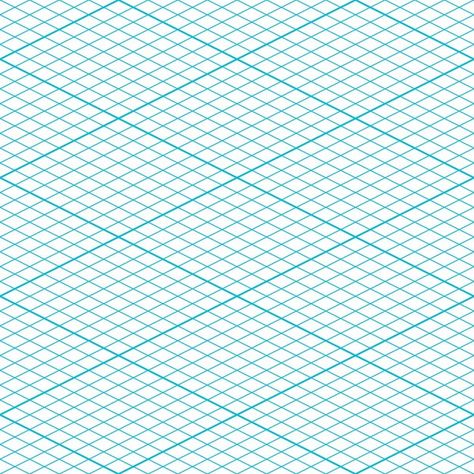 Isometric Grid, Grid Background, Square Grid, Isometric Illustration, Grid Paper, Game Design, Seamless Pattern, Premium Vector, Seamless Patterns