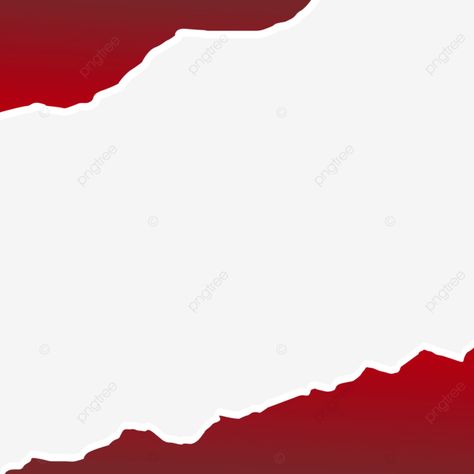 Torn Page Png, Ripped Paper Png, Red Ripped Paper, Torn Paper Effect, Torn Paper Effect Photoshop, White Torn Paper Png, Transparent Paper, Framed Abstract, Red Paper