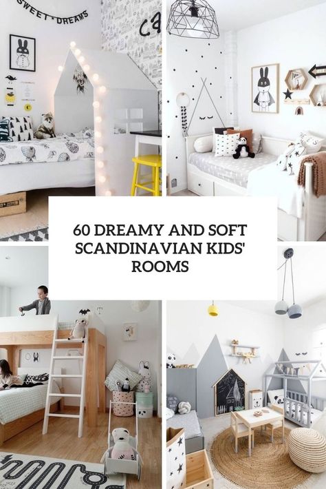 dreamy and soft scandinavian kids' rooms cover Nordic Interior Bedroom, Nordic Kids Bedroom, Scandinavian Kids Bedroom, Scandinavian Kids Room, Bedroom Scandinavian Style, Nordic Kids Room, Scandi Kids Room, Nordic Scandinavian Style, Scandinavian Kids Rooms