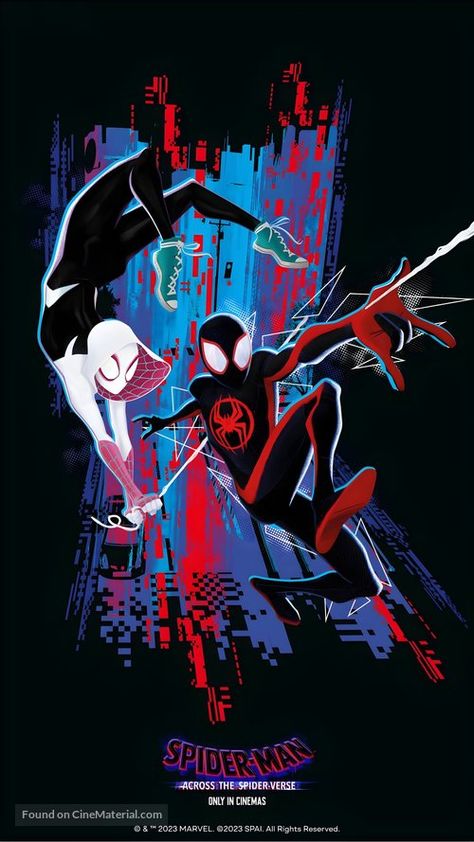 Spider-Man: Across the Spider-Verse (2023) movie poster Spiderman Poster, Spider Man Across The Spider Verse, Image Spiderman, Miles Morales Spiderman, Across The Spider Verse, Spiderman 3, Spiderman Artwork, Spiderman Pictures, Marvel Spiderman Art