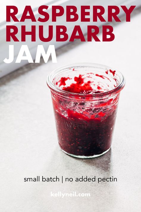 Rhubarb Raspberry Jam Recipes, Raspberry Rhubarb Jam No Pectin, Rhubarb Ideas, Jams Recipes, Raspberry Rhubarb Jam, Rhubarb Pies, Rhubarb Simple Syrup, Rhubarb Preserves, Sweet Spreads