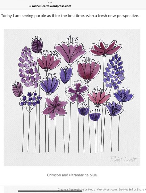 Doodle Hearts, Modern Watercolor Art, Modern Watercolor, Watercolor Paintings Easy, Watercolor Flower Art, Watercolor Art Lessons, Watercolor Flowers Paintings, Happy Paintings, Doodle Art Designs