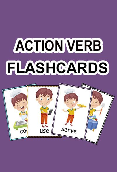 Action Verbs Activities, Verb Flashcards, Action Verbs Worksheet, Verbs For Kids, Verbs Poster, Verbs Activities, Hello Teacher, Teacher Posters, English Teaching Materials