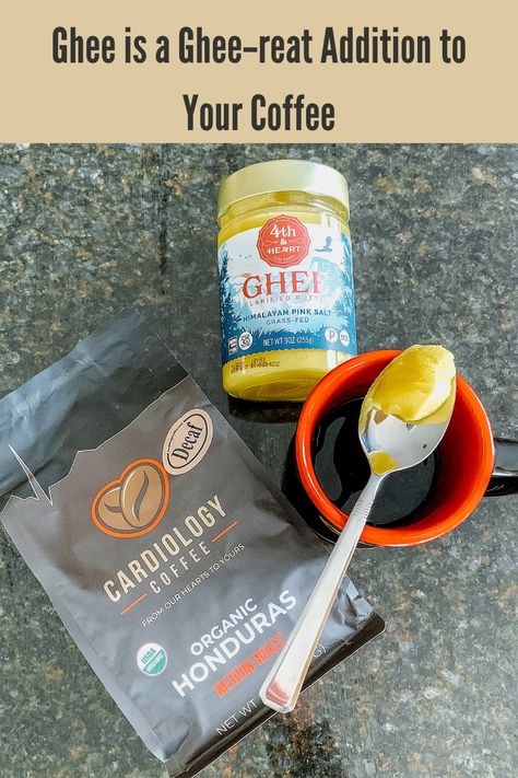 Here are just a few of the benefits of ghee: 1. Rich in nutrients: Grass fed ghee is rich in the fat-soluble vitamins A, D, and K, and also omega-3 & 6 fatty acids. 2. Good for your gut: Butter coffee is extremely popular, however, the casein and lactose in butter can be difficult for some to digest. Without these proteins and sugars, ghee minimizes any digestion issues. 3. Makes an easy way to break your fast: Ghee coffee is great to pair with intermittent fasting. Ghee Coffee, Benefits Of Ghee, D And K, Ghee Benefits, Ghee Recipe, Butter Coffee, Coffee Mix, Fat Soluble Vitamins, Coffee Benefits