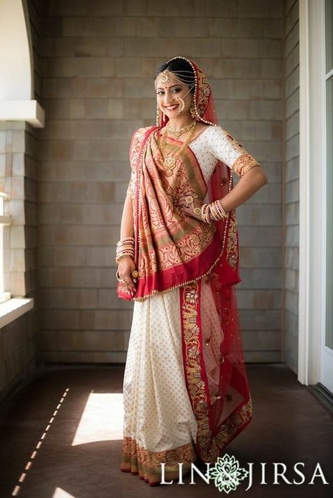 Gujarati Bride, Gujrati Wedding, Gujarati Wedding, Saree Wearing, Saree Wearing Styles, Wedding Lehenga Designs, Indian Bride Outfits, Bridal Lehenga Collection, Indian Bridal Lehenga