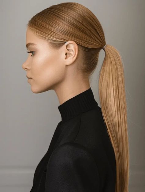 40 Sleek Ponytail Hairstyles to Add a Touch of Elegance to Your 2024 Look Black Hair Curly, Hairstyles For Work, Classy Updo, Slick Ponytail, Tail Hairstyle, Hair Clay, Elegant Ponytail, Blonde Ponytail, Sleek Ponytail Hairstyles