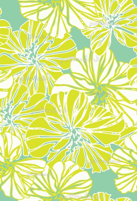 Summer Hibiscus by Tessa L.Hall Seamless Repeat Royalty-Free Stock Pattern - Patternbank Summer Hibiscus, Hawaiian Pattern, Iphone Wallpaper Glitter, Textile Pattern Design, Floral Prints Pattern, Bright Patterns, Print Inspiration, Modern Flower, Summer Prints