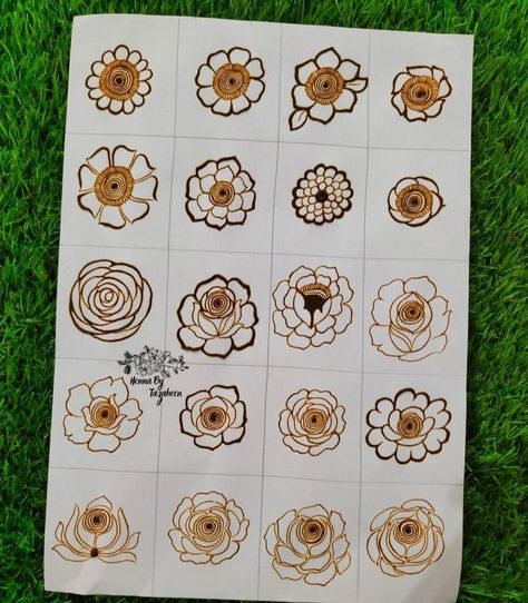 Lotus Flower Mehndi Design Simple, Basic Flowers In Mehendi, Basic Mehndi Flowers, Types Of Flowers In Mehendi, Basic Flower Mehndi Designs, Flowers Mehandi Designs, Mehndi Besic Design, How To Darken Mehendi On Hands, Mehendi Flower Designs