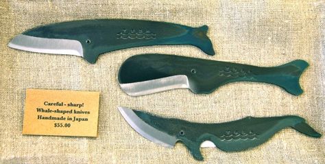 Whale Cheese Knives Knife Shapes, Pretty Knives, Utility Knives, Cheese Knives, Knife Making, Dean Winchester, High Carbon Steel, Whales, Blacksmithing