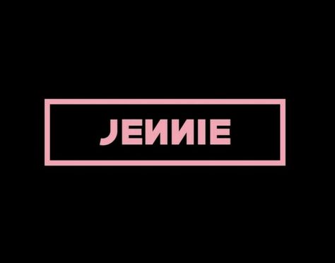 BLACKPINK JENNIE - LOGO Bp Logo, Pink Names, Kids Zoo, Entertainment Logo, Overlays Picsart, Blackpink Members, Youtube Banners, Name Logo, Blackpink Photos