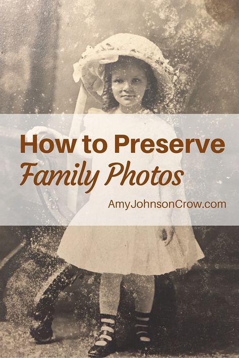 Preserving family photos is an important task. Learn how to keep these treasures safe with tips from Denise Levenick. Archive Room, Ancestry Photos, Preserving Photos, Digital Photo Organization, Family History Projects, Photo Repair, Ancestry Family Tree, Picture Organization, Family Tree Genealogy