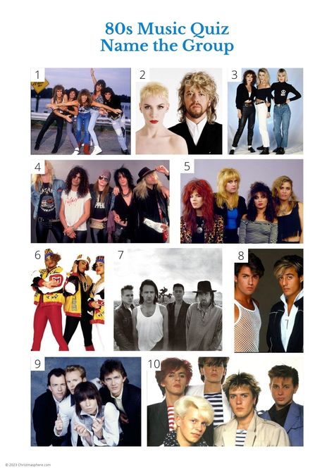 80s Music Quiz: 100 Music Trivia Questions and Answers (2023) 80s Music Trivia, Music Trivia Questions And Answers, Music Trivia Questions, Journey Songs, Trivia Quiz Questions, Chris Lowe, Music Quiz, Enjoy With Friends, Funk Bands