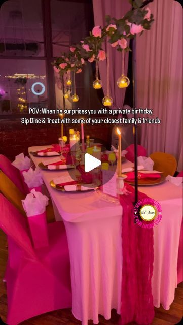 New Intimate Event Studio NYC on Instagram: "He’s a keeper! 

Celebrate with us and take all the stress and worry out of planning an event! We do all the work so you won’t have to.

Book your private event or surprise someone who deserves it! 

If interested in details about our Private Sip Dine & Treat Experience, comment “love” below in the comments 🥂

#birthdayactivities #birthdayideasforgirls #thingstodoforbirthdays #nycevents #eventstudio #nycthingstodo #birthdaycelebrations #drinksnyc" Airbnb Birthday Party Ideas, Airbnb Birthday, Intimate Birthday Party, Intimate Birthday, Event Studio, Birthday Activities, Private Event, Party Decoration, Birthday Celebration