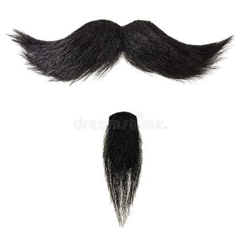 Mustache and goatee beard isolated on white. Black curly mustache and goatee bea , #ad, #beard, #isolated, #Mustache, #goatee, #white #ad Curly Mustache, Mustache And Goatee, Goatee Beard, Black Curly, White Stock, Organic Beauty, Powder Brush, Textured Background, Stock Images Free