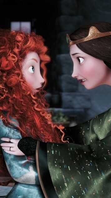 Brave Merida And Mom, Princess Merida Wallpaper, Merida And Her Mom, Brave Elinor, Merida Wallpaper, Elinor Brave, Prenses Merida, Brave Princess Merida, Queen Elinor