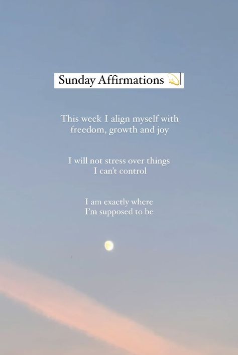 Church Day Quotes Sunday, Alignment Aesthetic, Sunday Affirmations, Aesthetic Moon, Sunday Motivation, Cute Inspirational Quotes, Writing Therapy, Sunday Quotes, Love Life Quotes