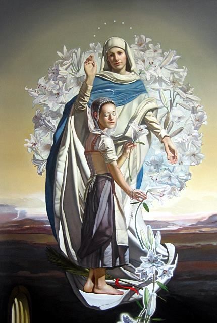 Noah Buchanan St Maria Goretti, Maria Goretti, St Maria, St Agnes, The Virgin Mary, Jesus Art, Blessed Virgin Mary, Catholic Art, Blessed Mother