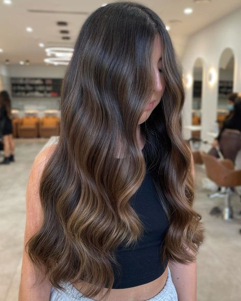 Alex Loves Colour on Instagram: “Every time I create one of these Mocha style colours I say to myself “This one is my Favourite” 😂 where do I draw the line lol. So guys!…” Brown Light Balayage, Balayage Dimensional, Medium Brown Balayage, Balyage Hair, Dark Brown Hair Balayage, Hair Projects, Brown Hair Looks, Brown Hair Inspo, Hair Inspiration Long