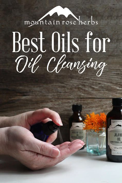 Guide to Oil Cleansing Cleansing Oil Recipe, Oil Cleanser Recipe, Diy Cleansing Oil, Oil Face Cleanser, Diy Cleanser, Oil Face Cleansing, Oil Cleansing Method, Skincare Hacks, Oil Cleansing