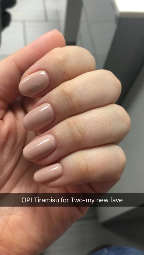 November 14, 2016 OPI Gel "Tiramisu for Two" Tiramisu For Two, Opi Nail Colors, November Nails, Gel Nail Colors, Nails Colors, Her Nails, Neutral Nails, Opi Nails, Manicure Y Pedicure