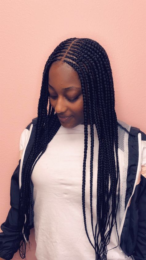 Feed In Layer Braids Hairstyles, 2 Layer Feed In Braids Cornrows, 1 Layer Feed In Braids, Layered Feed In Braids, Two Layer Braids, Cornrows Two Layers, 2 Layer Braids, 3 Layer Feed In Braids Middle Part, 3 Layer Feed In Braids Side Part