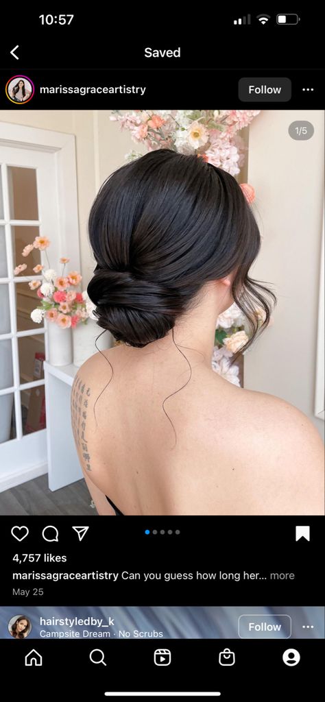 Pearl Hair Piece, Low Buns, Bride Updo, Bridal Bun, Peinados Fáciles Para Cabello Corto, Wedding Updo, Pearl Hair, Wedding Hair And Makeup, Bridal Looks