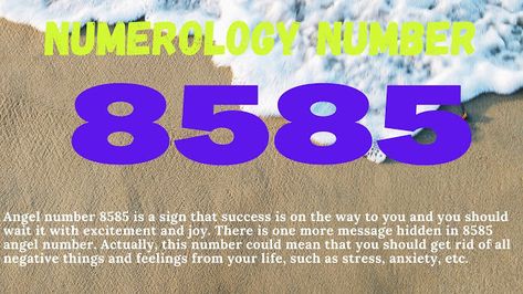 Numerology-number-8585 8585 Angel Number Meaning, Numerology Birth Date, Spiritual Vibes, Prime Factorization, Finding Purpose In Life, Goddess Athena, Manifestation Techniques, Numerology Numbers, Life Path Number