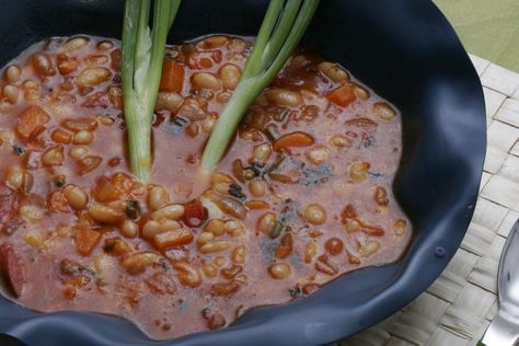 Cannellini Bean Soup, Cannellini Beans Soup, Cannellini Bean, Health Cooking, The Greeks, Greek Dishes, S Heart, Cannellini Beans, Garden Recipes