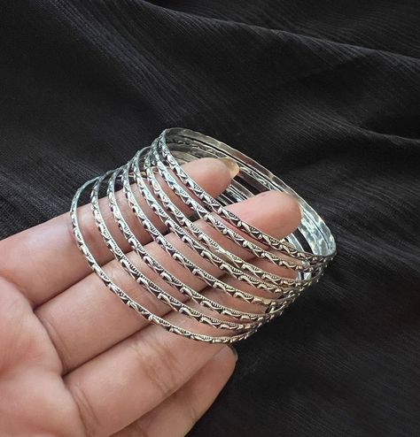 Oxidized Silver, Online Sale, Silver Bangles, Antique Jewelry, Cuff Bracelets, Bangles, Cuff, India, Trending Outfits