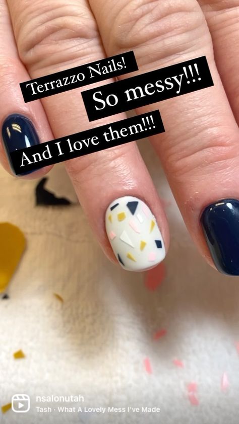 Terrazzo Nails, Geeky Nails, Nail Designs, Nails, On Instagram, Beauty, Instagram