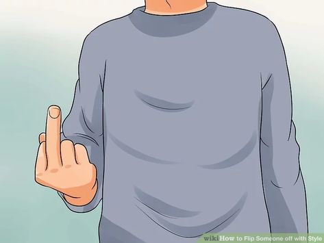 3 Ways to Flip Someone off with Style - wikiHow Flipping Someone Off, Baseball Boys, Outer Banks, The Boy, Anger, Banks, You Think, The Outsiders, Baseball