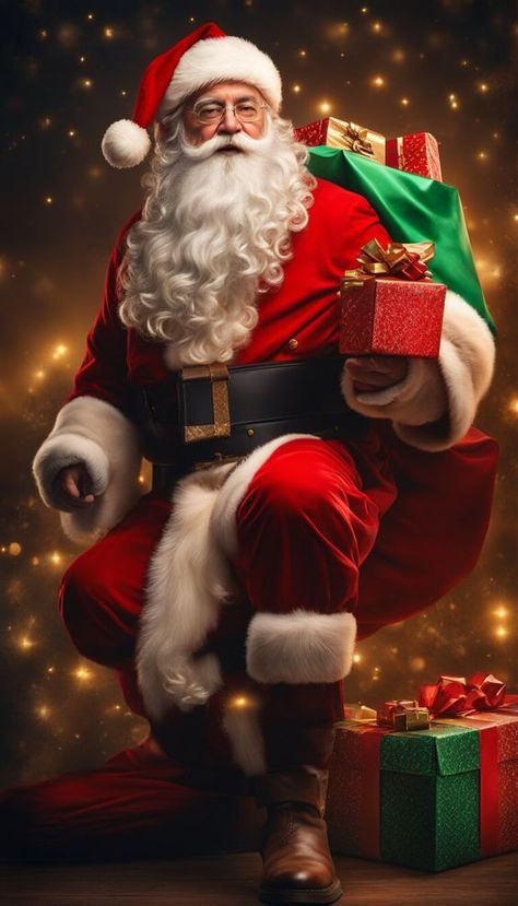 Santa Real, Free Christmas Backgrounds, Santa Claus Pictures, Christmas Party Poster, Santa Claus Images, Christmas Background Images, Homes Around The World, Merry Christmas Gif, Santa Art