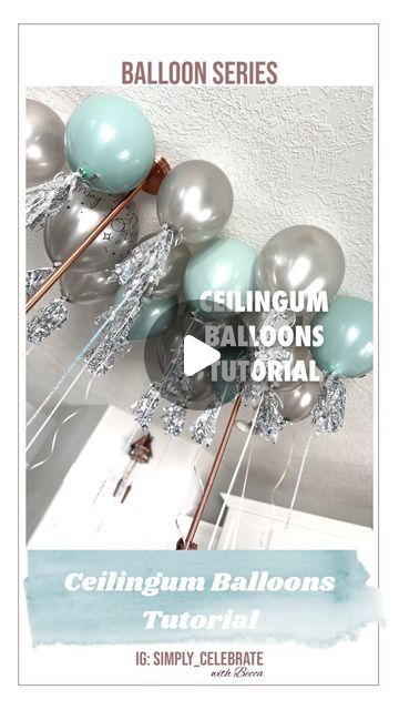 Becca Mansfield | Party Creator 🎉 on Instagram: "The way my cuckoo clock worked overtime during the Timelapse 😅

Here’s the tutorial for the CEILINGUM BALLOONS!!

I’m so shocked at how stunning these turned out with only a few dollars of supplies 🤩🤩

Such a great budget alternative if you don’t want to run to the store for helium! 🎈🎈

PLUS You can add so much fun stuff to the ribbons — treats, gift cards, money folded in origami shapes, 

… I added funny pictures of my husband left over from another project we did 😂
Like a floating constellation of his face. 

BUT GRADUATION - can you imagine this with a bunch of memory pictures of the graduate 🧑🏻‍🎓 
🥹🥹
Someone needs to do that and send it to me so I can seeee!! 

OR for Mother’s Day coming up 🤩 add pictures of Mom with all he Pictures Of Mom, Origami Shapes, Folding Money, Floating Balloons, Add Pictures, Gift Cards Money, Memory Pictures, Mom Pictures, The Graduate