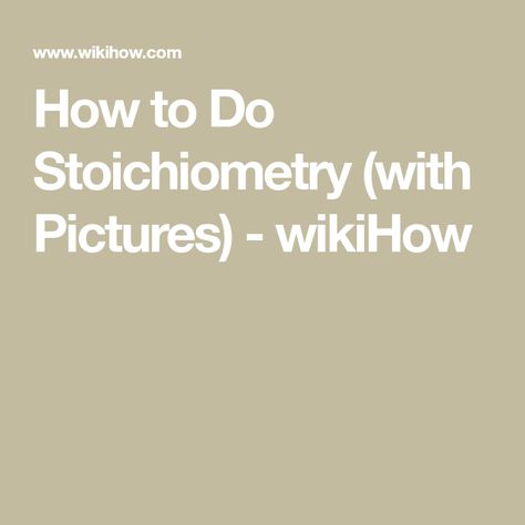 Stoichiometry Chemistry, Ideal Gas Law, Conservation Of Mass, Conversion Factors, Molar Mass, Hydrogen Atom, Common Factors, Chemical Equation, Chemical Reaction