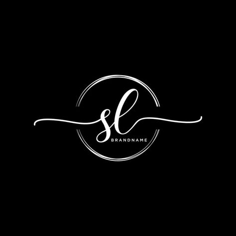 Sl Logo Design Ideas, Architect Photoshoot, Sl Logo, Logo Horse, Handwriting Logo, Boutique Logo Design, Floral Logo Design, Fav Character, Beautiful Logos Design