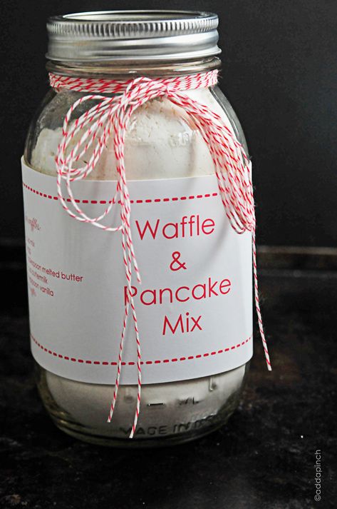 Buttermilk Waffle, Waffle Mix Recipes, Mason Jar Mixes, Pancake Mix Recipe, Recipe Printable, Homemade Dry Mixes, Buttermilk Waffles, Chocolate Chip Cookie Mix, Homemade Pantry