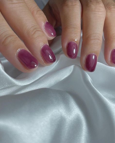 Cirque Colors Jelly Nail Polish, Dark Purple Jelly Nails, 60s Nails, Jelly Nails, For Your Love, Minimalist Nails, Fire Nails, Dream Nails, Funky Nails