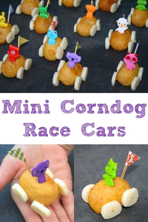 Truck Theme Food Ideas, Nascar Themed Food, Transportation Themed Snacks, Car Shaped Food, Race Day Snacks, Disney Camp, Vbs Snacks, Car Snacks, Theme Snack