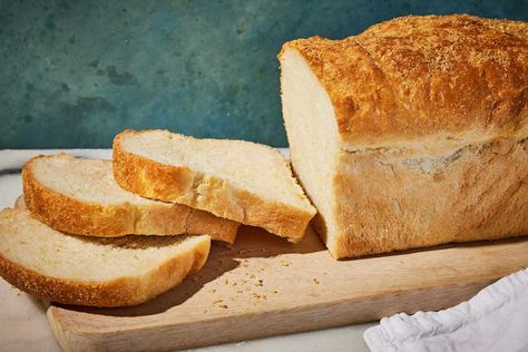 Move Over Sourdough, This English Muffin Bread Is Our New Favorite Toast Muffin Bread Recipe, Muffin Loaf, English Muffin Bread Recipe, English Muffin Bread, Homemade English Muffins, A Loaf Of Bread, Muffin Bread, Nooks And Crannies, English Muffins