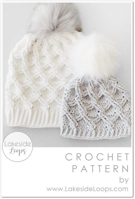 Camdyn Cable Crochet Hat – FREE Pattern – Lakeside Loops Crocheted Hats, Cable Hat, Crochet Cable, Crochet Hat Free, Bonnet Crochet, Crochet Beanie Pattern, Crochet Hats Free Pattern, Crochet Winter, Beanie Pattern