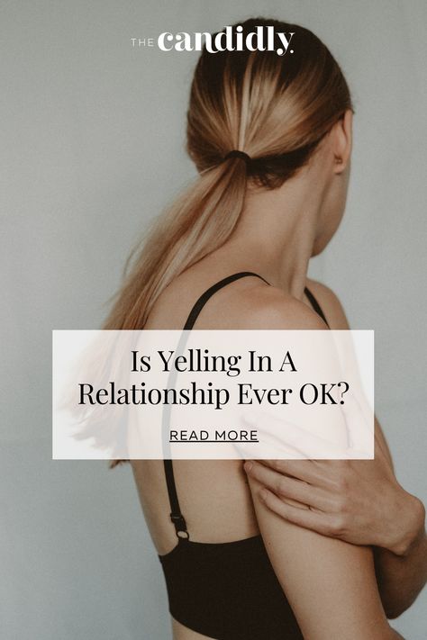 We know it's healthy for couples to fight, but what about actual yelling? Is yelling really ever ok?To find out this answer that I legitimately wanted to know the answer to, I asked Gottman Therapist Mary Beth George about it. Here are four things you need to know about yelling in a relationship, according to George – a certified relationship expert. #relationships #marriage #therapy #counseling #marriagetips #gottman Marriage Therapy, Limbic System, We Are All Human, Therapy Counseling, Types Of Relationships, Marriage Tips, In A Relationship, A Relationship, Healthy Relationships